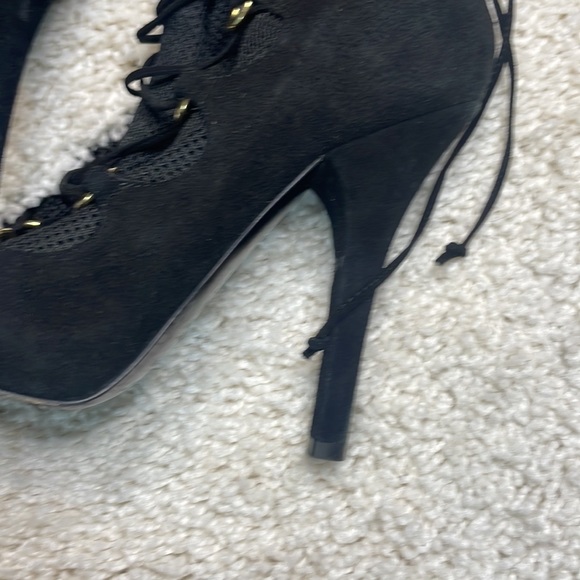 Dolce & Gabbana Y2K Sheer Mesh Open Toe Booties - Picture 4 of 10